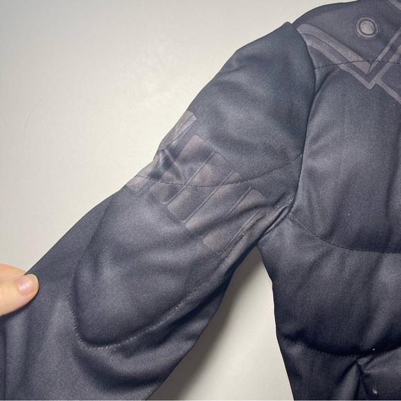 Boys Black Ninja Gi Joe halloween Costume with Muscle Chest & Knife Size 8-10 - Picture 7 of 10